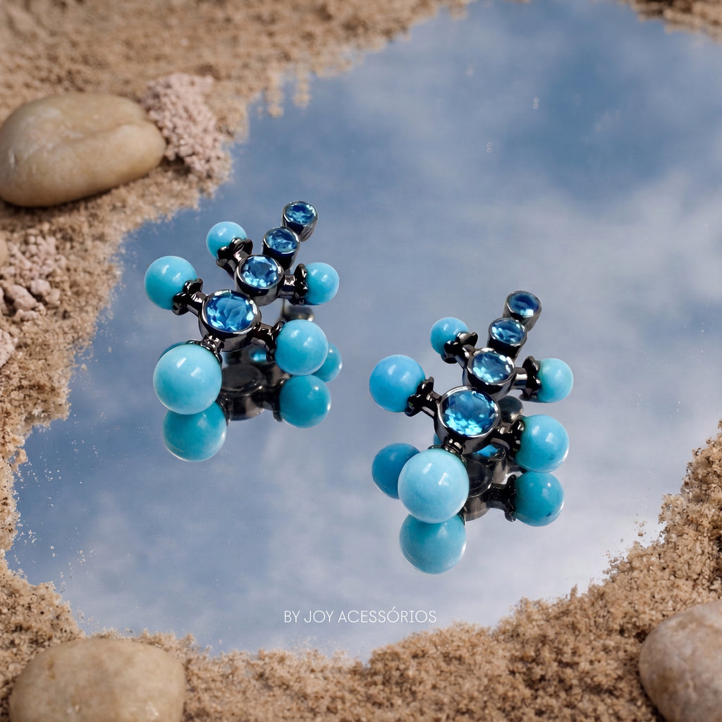 Ocean pop earring