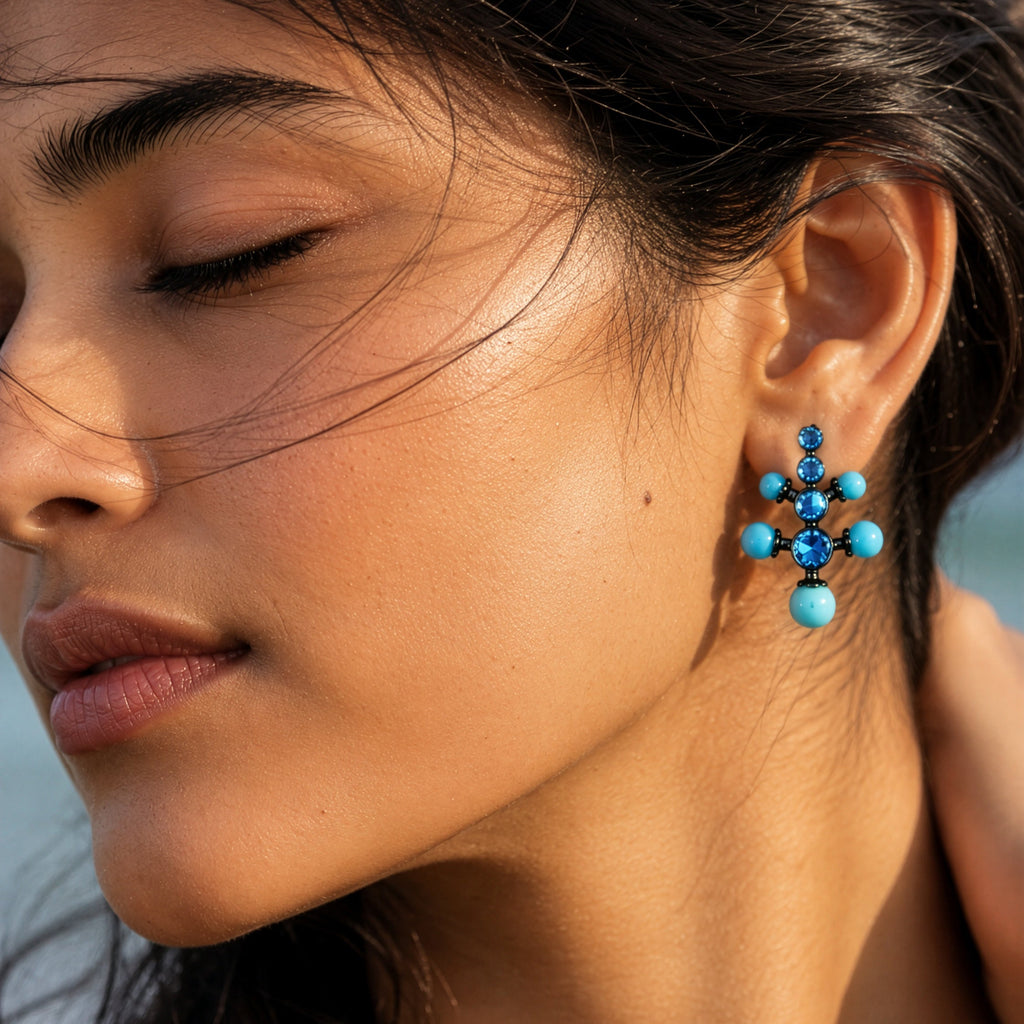Ocean pop earring